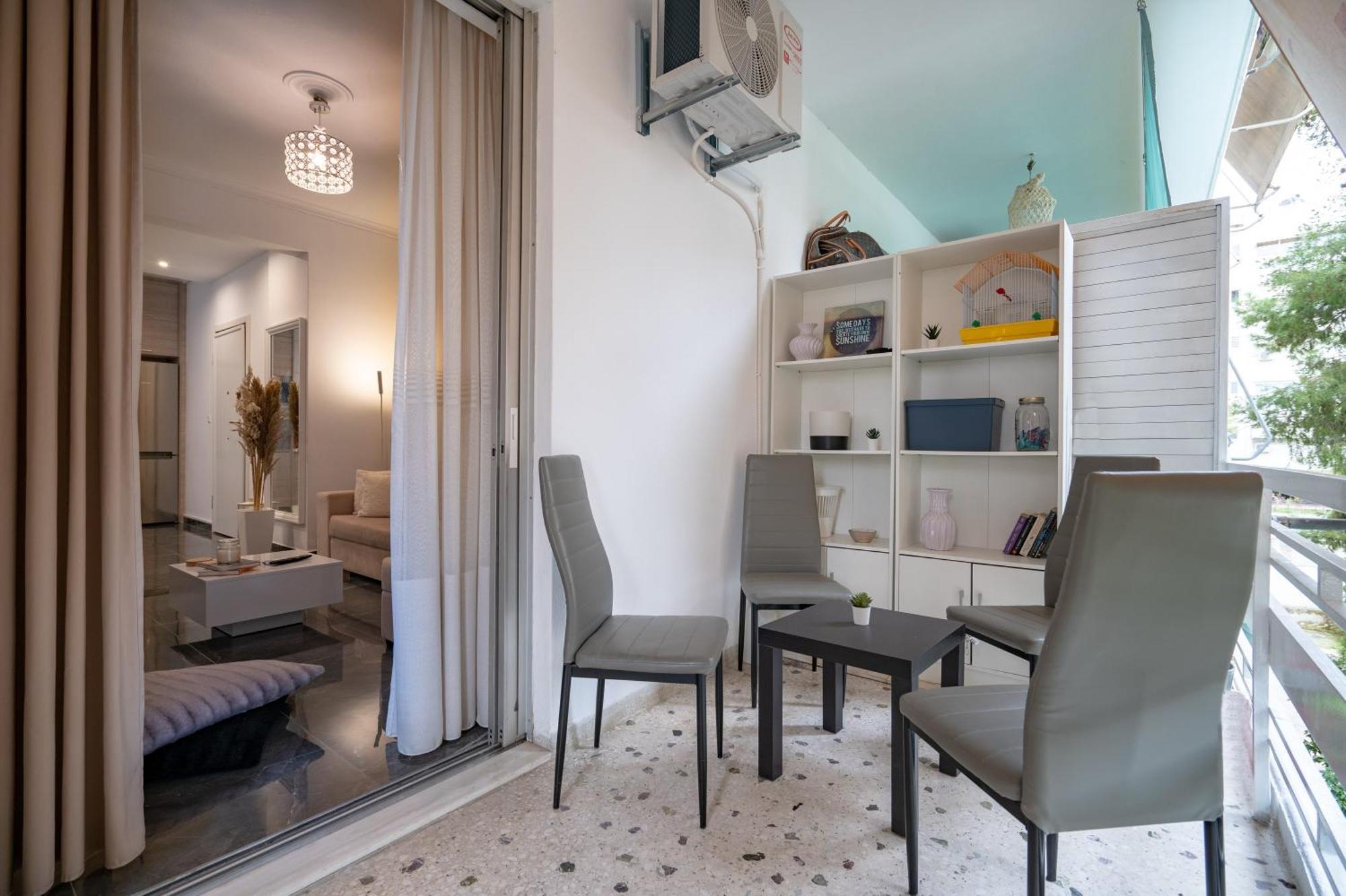 Neo Irakleio Train St. 1 Bedrm 4 Pers. Apartment Athens Exterior photo
